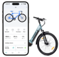 Preview: Damen E-Bike Kemoway City K5, 110NM, 720WH, blau